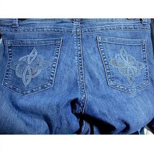 Cabi Womens Bue Denim Jeans Size 12 Pockets